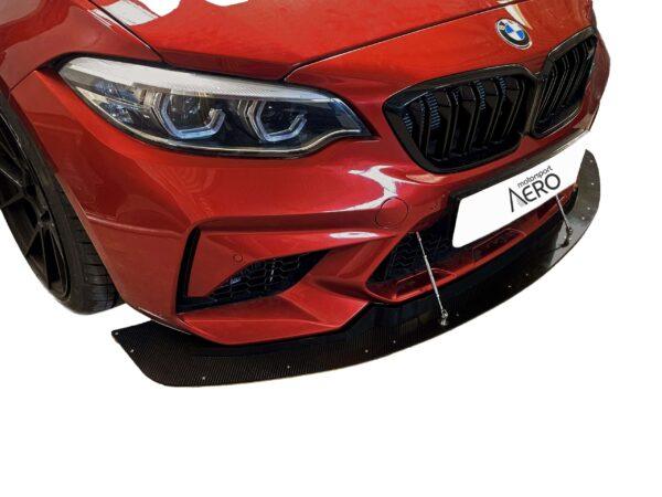 BMW M2 F87 carbon fiber front splitter