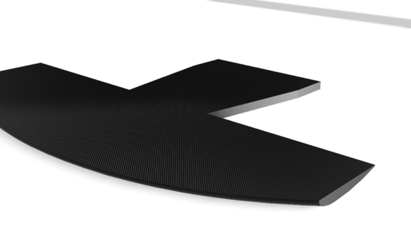 Splitter1 Carbon fiber front splitter