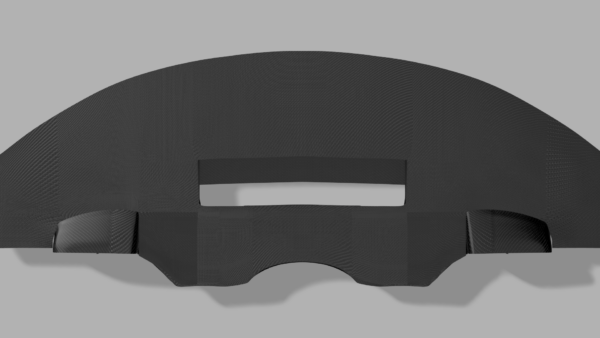 Splitter4 BMW M2/M3/M4 Carbon Fiber Front Splitter With Tunnels top side