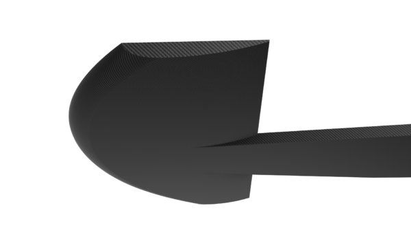 Splitter5 Carbon fiber front splitter underside