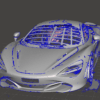 Mclaren 720S 3D scan Mclaren 720S 3D scan